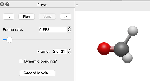 Animated Vibration for Formaldehyde