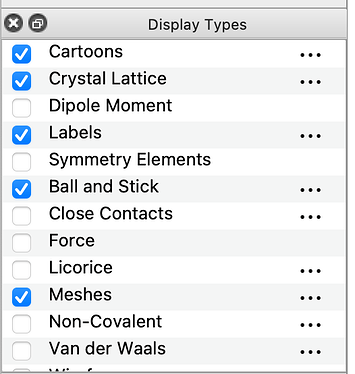Display Type Panel
