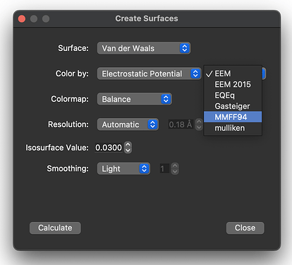 ESP Surface with XTB charges