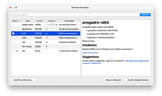updated "plugin installer"